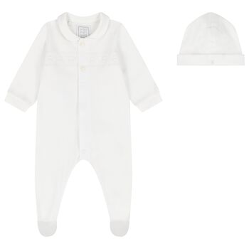 White Teddy Bear Babygrow Set 