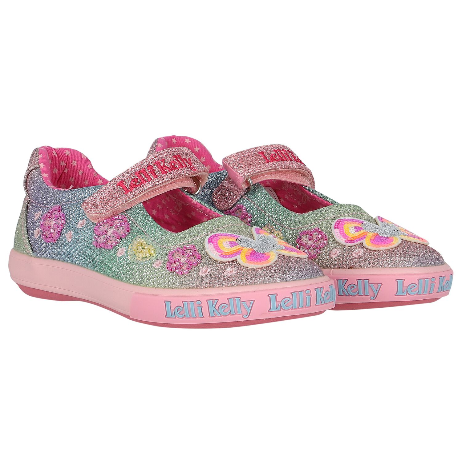 Girls Multi-Coloured Logo Shoes, 1, hi-res image number null