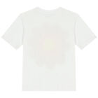 Girls White Logo T-Shirt, 1, hi-res