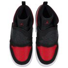 Black, Red & White Sky Jordan 1 Trainers, 2, hi-res