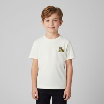 Ivory Tiger Logo T-Shirt