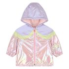 Younger Girls Lilac & Iridescent Pink Jacket, 1, hi-res