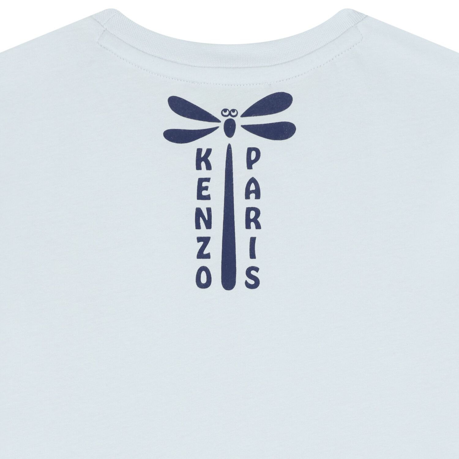 Girls Blue Dragon Fly Logo T-Shirt, 1, hi-res