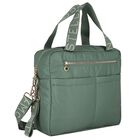 Green Logo Baby Changing Bag, 1, hi-res