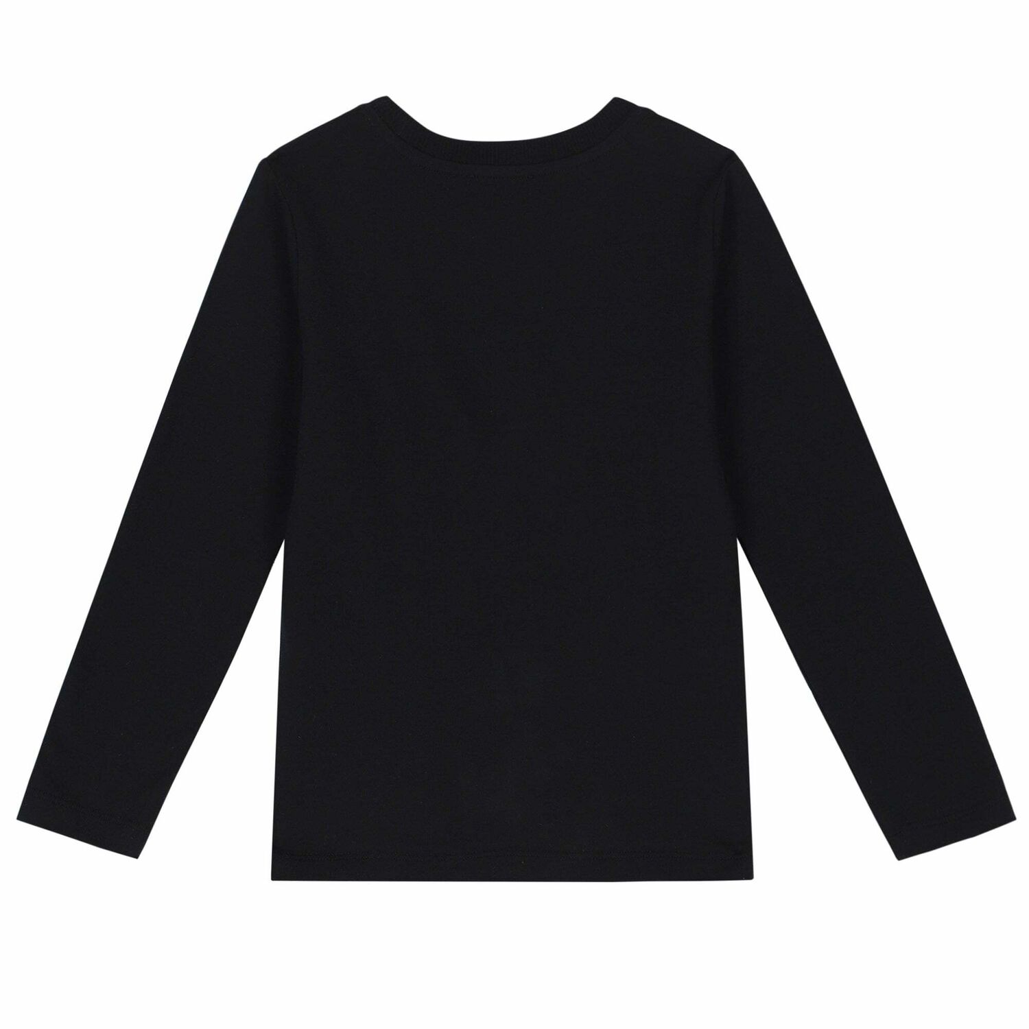 Black Teddy Logo Long Sleeve Top, 2, hi-res