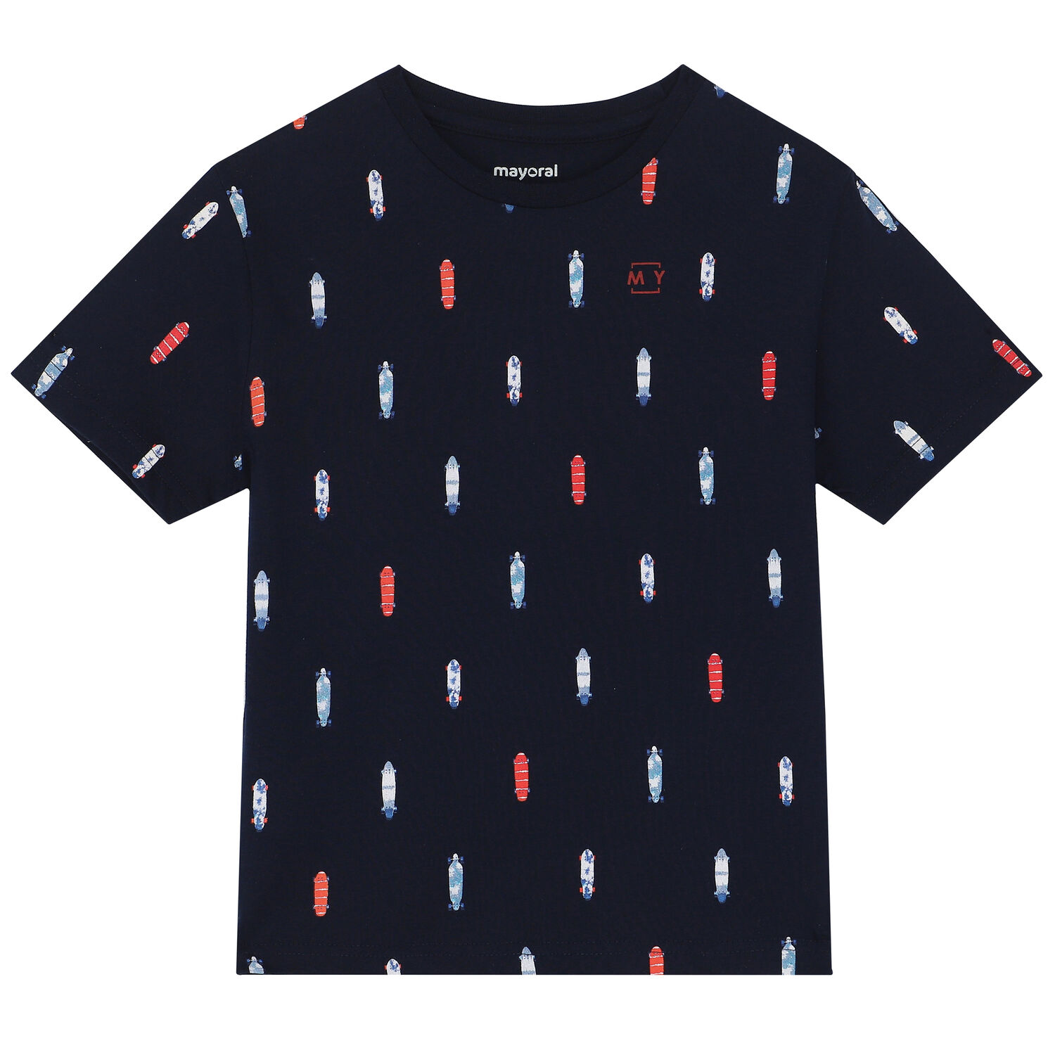 Boys Blue, White & Navy Shorts Set, 3, hi-res