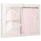 Baby Girls Pink Lace Babygrow Gift Set, 1, hi-res