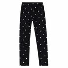 Girls White & Black Legging Set, 1, hi-res
