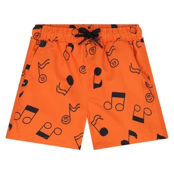Younger Boys Music Notes Swim Shorts