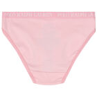 Girls Pink & White Bikini Brief ( 3-Pack ), 1, hi-res