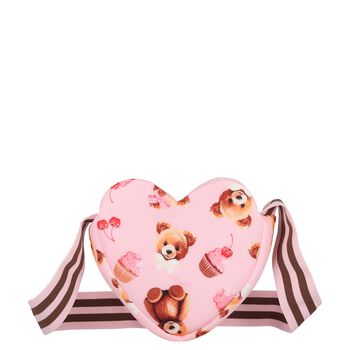 Girls Pink Teddy Bear Shoulder Bag