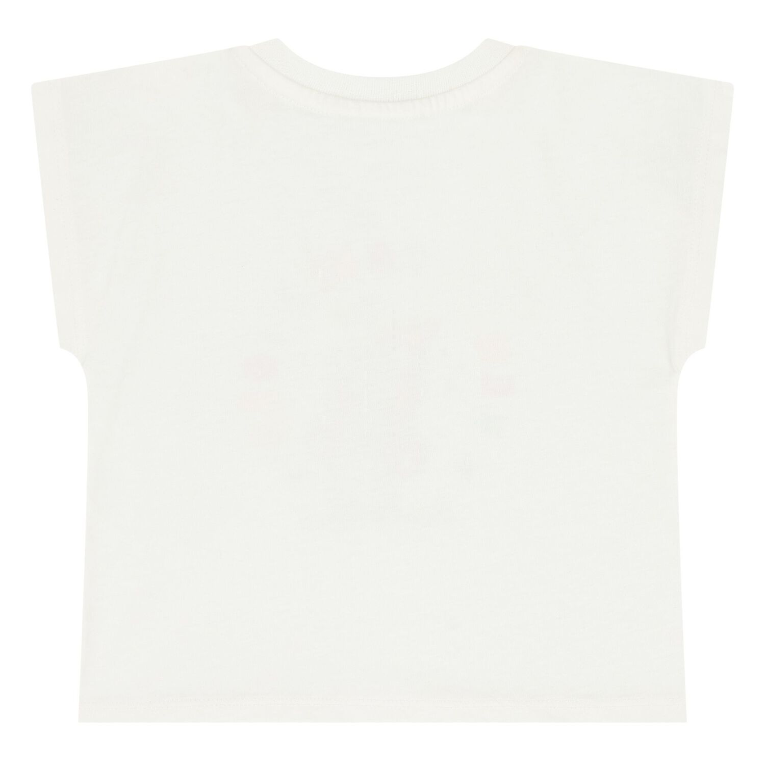 Younger Boys White & Ivory Bubble Tiger Shorts Set, 1, hi-res