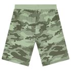 Boys White & Green Dog Shorts Set, 1, hi-res