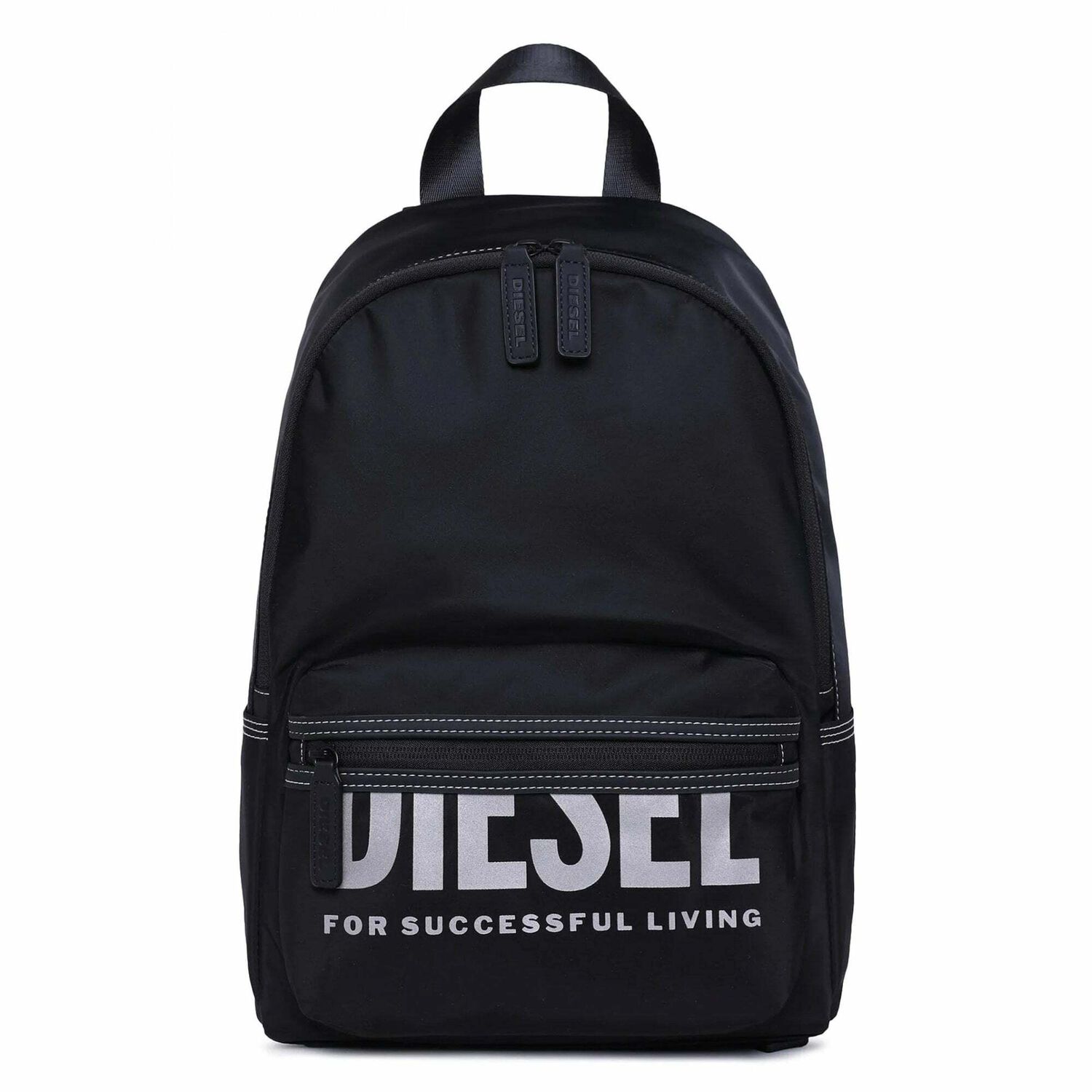 Black Logo Backpack, 2, hi-res
