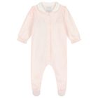 Baby Girls Pink Bunny Babygrow Set, 1, hi-res