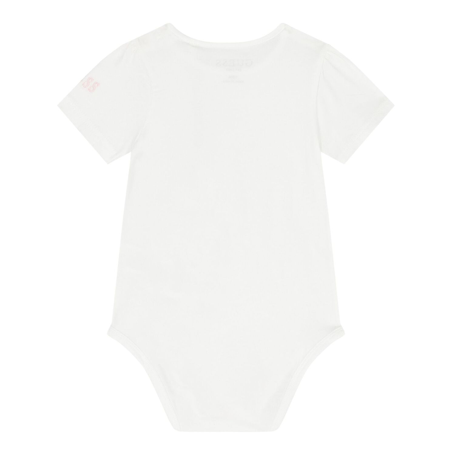 Younger Girls White & Denim Blue Logo Dungaree Set, 1, hi-res image number null