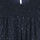 Girls Navy Blue Chiffon Blouse, 1, hi-res