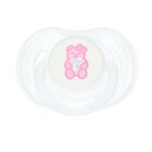 Baby Girls Pink Teddy Bear Logo Pacifier Gift Set, 1, hi-res