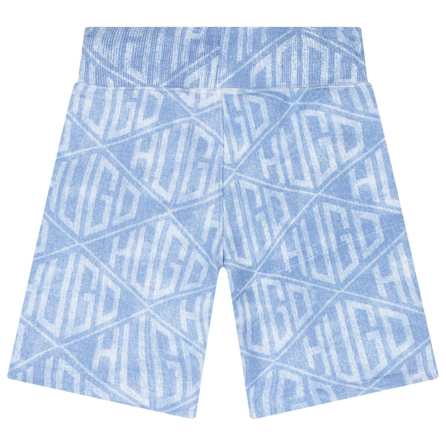 Boys Blue & White Logo Shorts, 1, hi-res image number null