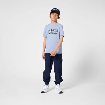 Boys Blue Logo T-Shirt
