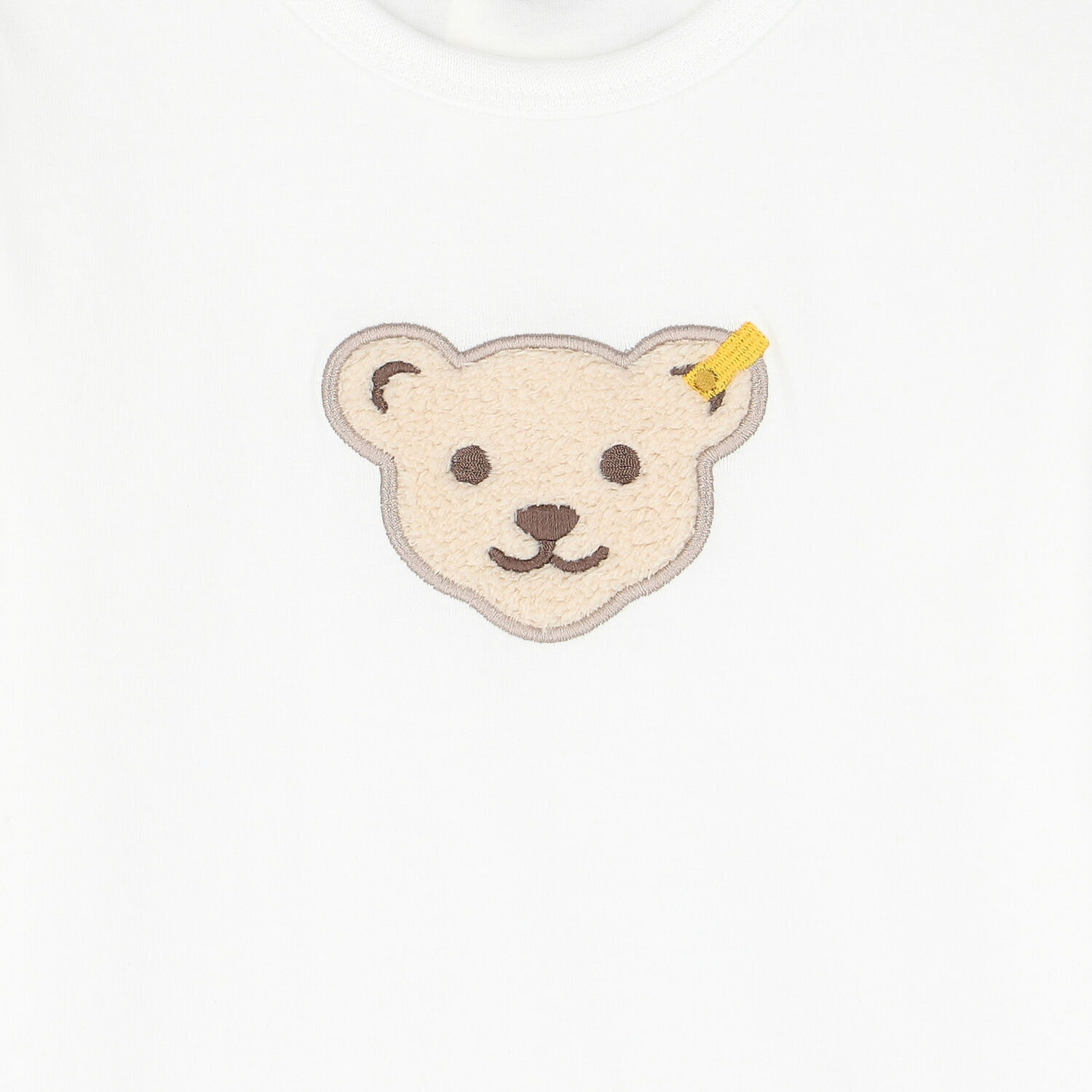 Boys White Teddy Long Sleeve Top, 1, hi-res image number null