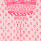 Girls Pink & White Cotton Beach Dress, 1, hi-res