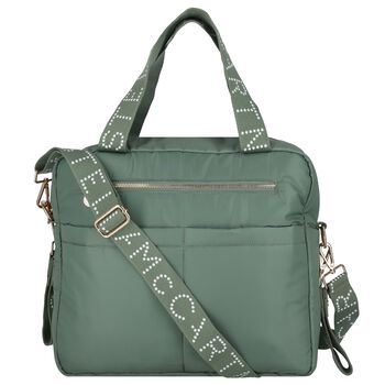 Green Logo Baby Changing Bag