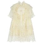Girls Ivory Sequin Dress, 1, hi-res