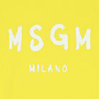 Yellow & White Logo T-Shirt, 1, hi-res