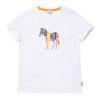 Boys White Logo T-Shirt, 1, hi-res
