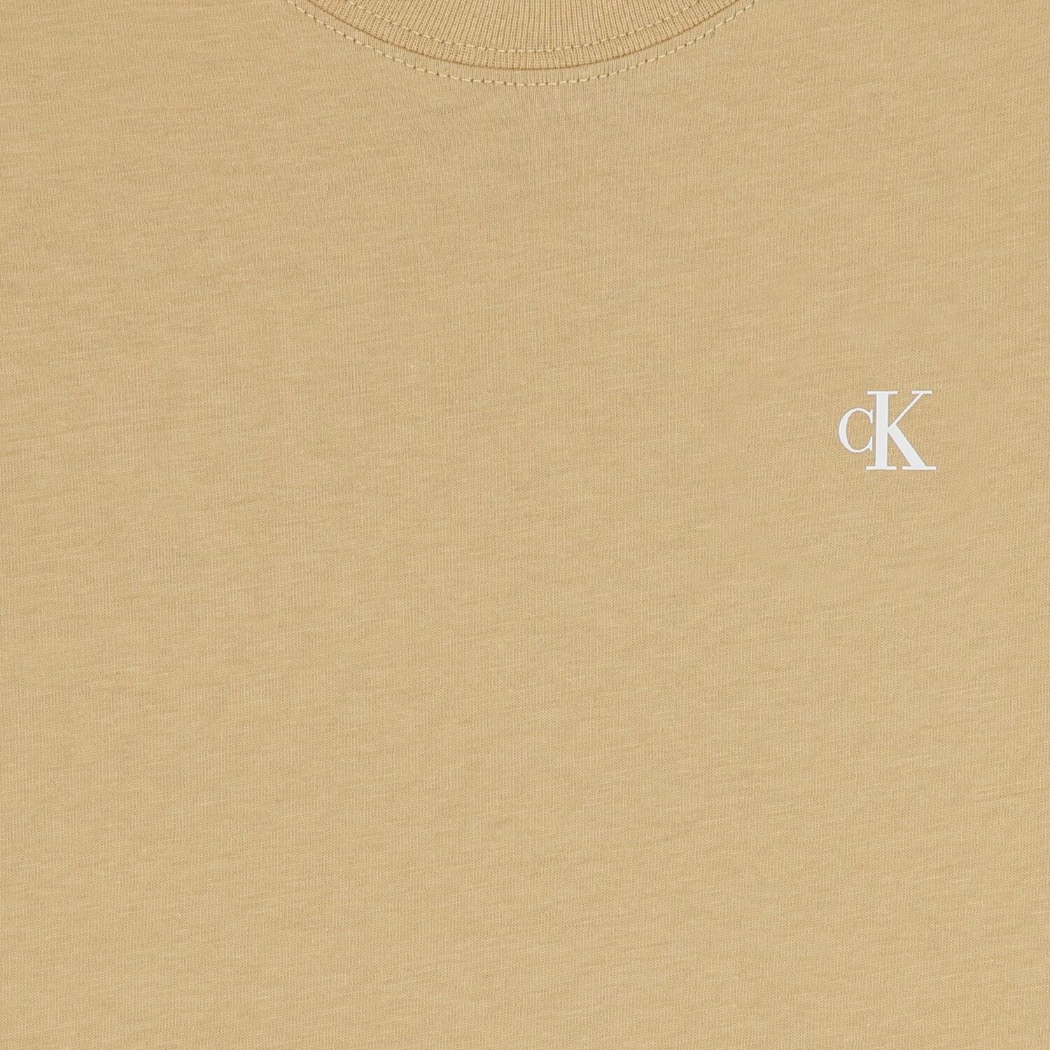 Boys Ivory & Beige Logo T-Shirt ( 2-Pack ), 13, hi-res