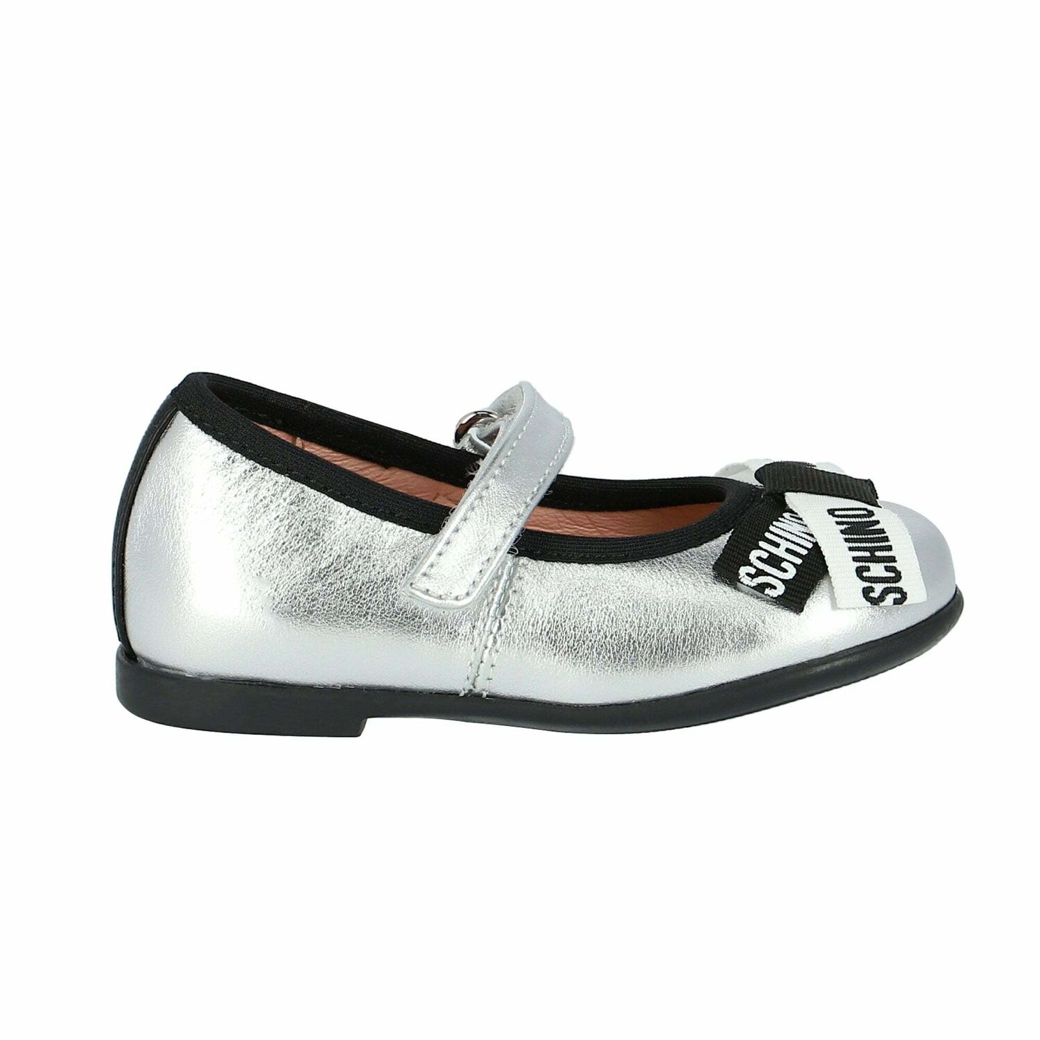 Girls Silver Logo Shoes, 1, hi-res