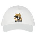 White Teddy Bear Cap, 1, hi-res