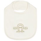 Ivory Logo Baby Bib, 1, hi-res