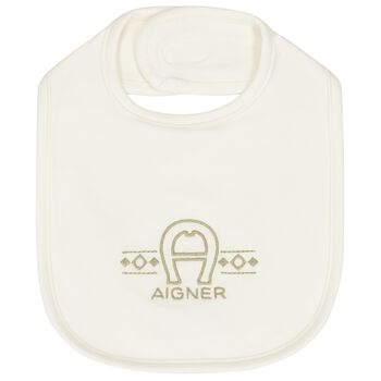 Ivory Logo Baby Bib