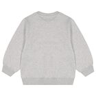Girls Grey Logo Sweatshirt, 1, hi-res