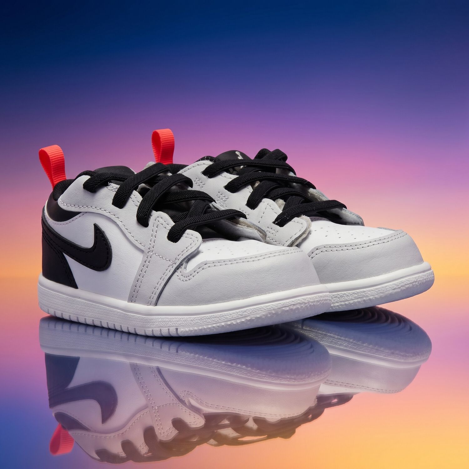 Younger White, Grey & black Air Jordan 1 Low Alt Trainers, 3, hi-res