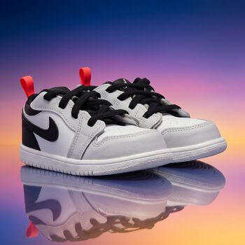Younger White, Grey & black Air Jordan 1 Low Alt Trainers