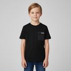 Boys Black Logo T-Shirt, 1, hi-res