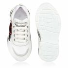 Girls White Chunky Trainers, 1, hi-res