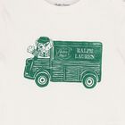 Baby Boys Ivory Polo Bear T-Shirt, 1, hi-res