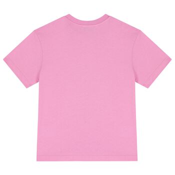 Girls Pink Logo T-Shirt