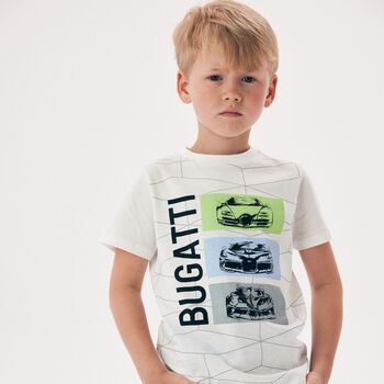 Boys White Logo T-Shirt
