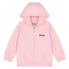 Younger Girls Pink Teddy Bear Logo Tracksuit, 3, hi-res