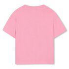 Younger Girls Pink Boke Flower T-Shirt, 1, hi-res