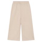 Girls Beige Joggers, 2, hi-res