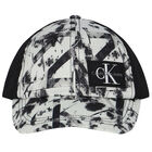 Ivory & Black Logo Cap, 2, hi-res