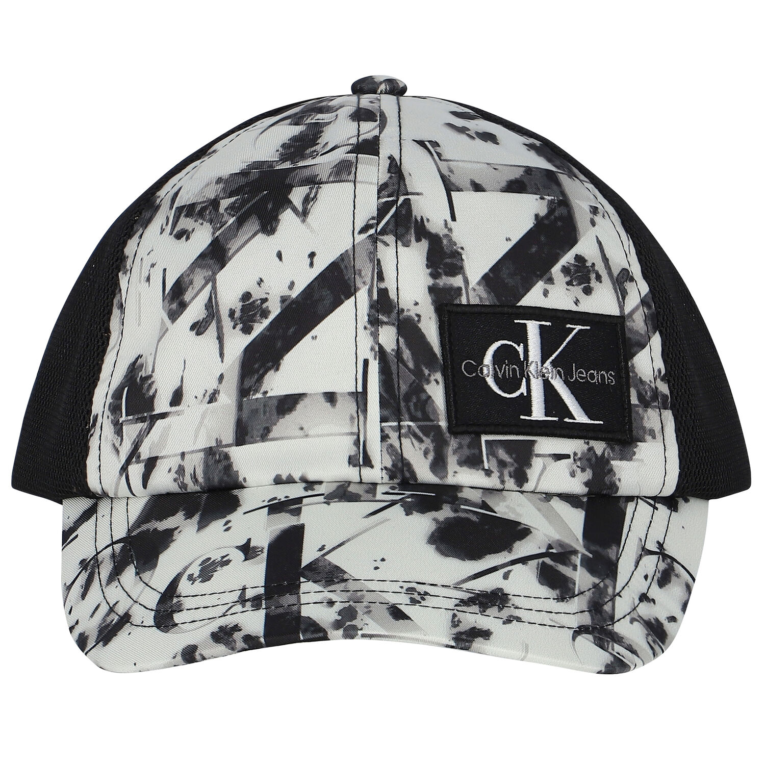 Ivory & Black Logo Cap, 2, hi-res