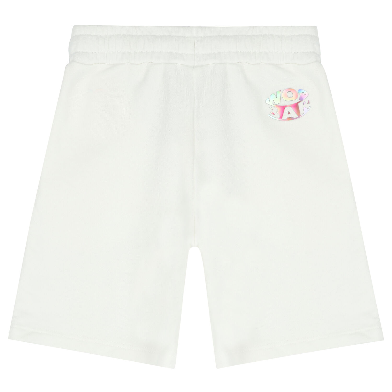 White Logo Shorts, 1, hi-res