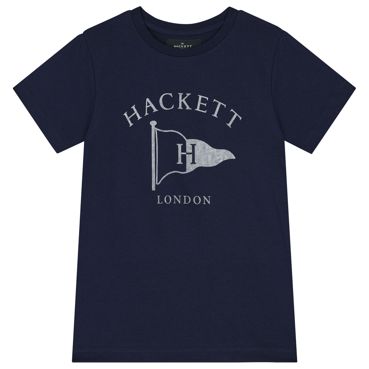 Boys Navy Blue Logo T-Shirt, 1, hi-res